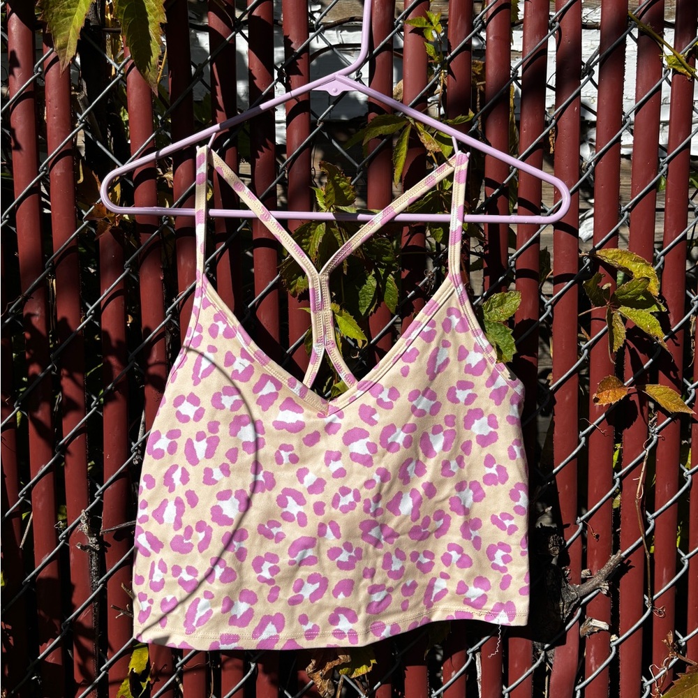 Gottex Pink Leopard Print Sports Bra